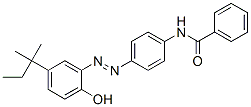 CAS 登录号：71701-24-1， N-[4-[[2-羟基-5-(叔-戊基)苯基]偶氮]苯基]苯甲酰胺