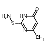 CAS#: 717086-59-4, 2-(Aminosulfanyl)-6-methyl-4(1H)-pyrimidinone