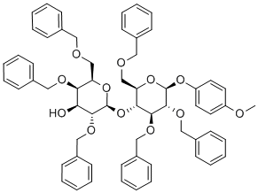 CAS#: 717132-49-5, 4-Methoxyphenyl 4-O-(2,4,6-Tri-O-Benzyl-beta-D-Galactopyranosyl)-2,3,6-Tri-O-Benzyl-beta-D-Glucopyranoside