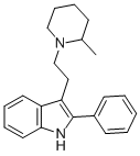 CAS#: 71765-63-4, 3-(2-(2-Methyl-1-Piperidinyl)Ethyl)-2-Phenyl-1H-Indole