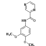 CAS 登录号：717868-49-0， N-(3,4-二甲氧基苯基)-2-吡嗪甲酰胺