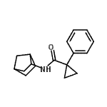 CAS#: 717890-11-4, N-(Bicyclo[2.2.1]hept-2-yl)-1-phenylcyclopropanecarboxamide