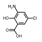 CAS#: 7180-80-5, 3-Amino-5-chloro-2-hydroxybenzoic acid
