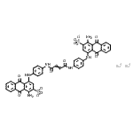 CAS#: 71873-45-5, Disodium 4,4'-[(1,4-dioxo-2-butene-1,4-diyl)bis(imino-4,1-phenyleneimino)]bis(1-amino-9,10-dioxo-9,10-dihydro-2-anthracenesulfonate)