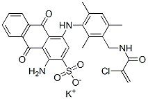 CAS#: 71873-50-2, Potassium 1-Amino-4-[[3-[[(2-Chloro-1-Oxoallyl)Amino]Methyl]-2,4,6-Trimethylphenyl]Amino]-9,10-Dihydro-9,10-Dioxoanthracene-2-Sulphonate