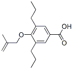 CAS 登录号:7192-41-8, 4-(2-甲基丙-2-烯氧基)-3,5-二丙基-苯甲酸