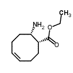 CAS 登录号：719267-66-0， 乙基(1R,4Z,8S)-8-氨基-4-环辛烯-1-羧酸酯