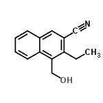 CAS#: 719275-87-3, 3-Ethyl-4-(hydroxymethyl)-2-naphthonitrile