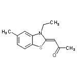 CAS#: 719277-25-5, (1Z)-1-(3-Ethyl-5-methyl-1,3-benzothiazol-2(3H)-ylidene)acetone