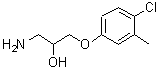 CAS 登录号：71954-32-0， 1-氨基-3-(4-氯-3-甲基苯氧基)-2-丙醇