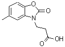 CAS 登录号：71977-76-9， 3-(5-甲基-2-氧代-1,3-苯并恶唑-3(2H)-基)丙酸