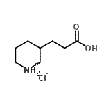 CAS 登录号：71985-82-5， 3-(3-哌啶基)丙酸盐酸盐(1:1)