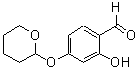 CAS 登录号：72041-59-9， 2-羟基-4-[(四氢-2H-吡喃-2-基)氧基]-苯甲醛