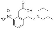 CAS 登录号：720656-64-4， 2-(2-N,N-二丙基氨基乙基)-6-硝基苯基乙酸