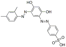 CAS 登录号：72138-98-8， 4-[(2E)-2-[3-(2,4-二甲基苯基)偶氮-4-羟基-6-氧代-1-环己-2,4-二烯亚基]肼基]苯磺酸