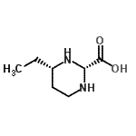 CAS#: 721447-93-4, (2R,4S)-4-Ethylhexahydro-2-pyrimidinecarboxylic acid