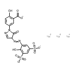 CAS 登录号：72152-57-9， 三钠2-羟基-5-{4-[(2-羟基-3,5-二磺酸苯基)偶氮]-5-氧代-4,5-二氢-1H-吡唑-1-基}苯甲酸酯