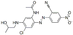 CAS#: 72214-20-1, N-[4-Chloro-2-[(2-Cyano-4-Nitrophenyl)Azo]-5-[(2-Hydroxypropyl)Amino]Phenyl]Acetamide