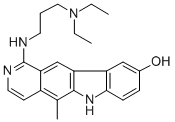 CAS#: 72238-04-1, 1-((3-(Diethylamino)Propyl)Amino)-5-Methyl-6H-Pyrido(4,3-b)Carbazol-9- Ol