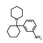 CAS#: 72242-00-3, 3-[1-(1-Piperidinyl)cyclohexyl]aniline