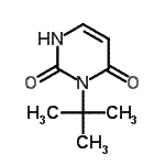 CAS 登录号：722459-28-1， 3-(2-甲基-2-丙基)-2,4(1H,3H)-嘧啶二酮