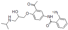 CAS#: 72249-69-5, 2-Iodobenzoylacebutolol