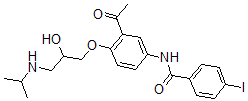 CAS#: 72249-70-8, 4-Iodobenzoylacebutolol