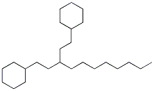 CAS 登录号：7225-69-6， 1-环己基-3-(2-环己基乙基)十一烷
