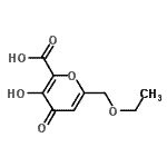 CAS 登录号：722500-53-0， 6-(乙氧基甲基)-3-羟基-4-氧代-4H-吡喃-2-羧酸