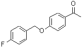CAS 登录号：72293-96-0， 1-{4-[(4-氟苄基)氧基]苯基}乙酮