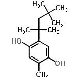 CAS 登录号：723-38-6， 2-甲基-5-(2,4,4-三甲基-2-戊烷基)-1,4-苯二酚