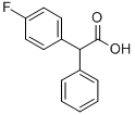 CAS 登录号：723-69-3， 4-氟-alpha-苯基-苯乙酸