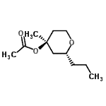 CAS 登录号：723340-92-9， (2R,4S)-4-甲基-2-丙基四氢-2H-吡喃-4-基乙酸酯