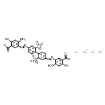 CAS#: 72379-54-5, Tetrasodium 3,3'-[(2,2'-disulfonato-4,4'-biphenyldiyl)di-2,1-diazenediyl]bis(6-hydroxy-4-methylbenzoate)