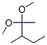 CAS#: 72409-06-4, 2,2-Dimethoxy-3-Methylpentane