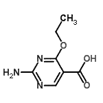 CAS 登录号：72411-91-7， 2-氨基-4-乙氧基-5-嘧啶羧酸