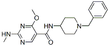 CAS#: 72412-04-5, 4-Methoxy-2-Methylamino-N-[1-(Phenylmethyl)Piperidin-4-Yl]Pyrimidine-5-Carboxamide