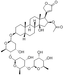 CAS 登录号：7242-07-1， 16-乙酰基芰皂毒素
