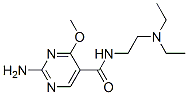 CAS 登录号：72429-53-9， 2-氨基-N-(2-二乙基氨基乙基)-4-甲氧基嘧啶-5-甲酰胺