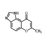 CAS#: 72435-16-6, 7-Methylchromeno[5,6-d]imidazol-9(1H)-one
