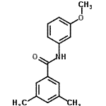 CAS 登录号：724429-82-7， N-(3-甲氧基苯基)-3,5-二甲基苯甲酰胺