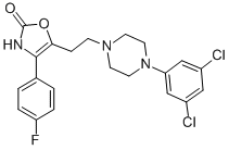 CAS#: 72444-63-4, 5-[2-[4-(3,5-Dichlorophenyl)Piperazin-1-Yl]Ethyl]-4-(4-Fluorophenyl)-3H-1,3-Oxazol-2-One