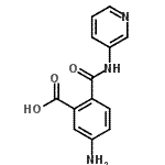 CAS 登录号：724455-76-9， 5-氨基-2-(3-吡啶基氨基甲酰)苯甲酸