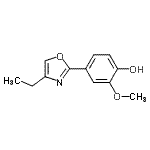 CAS#: 724467-49-6, 4-(4-Ethyl-1,3-oxazol-2-yl)-2-methoxyphenol