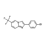 CAS#: 724742-88-5, 2-(4-Bromophenyl)-6-(trifluoromethyl)imidazo[1,2-a]pyridine