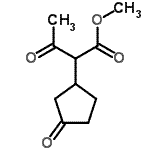 CAS 登录号：724774-84-9， 甲基3-氧代-2-(3-氧代环戊基)丁酸酯