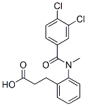 CAS 登录号：72502-99-9， 3-[2-[(3,4-二氯苯甲酰基)-甲基氨基]苯基]丙酸
