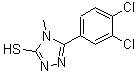 CAS 登录号：725217-53-8， 5-(3,4-二氯苯基)-4-甲基-4H-1,2,4-三唑-3-硫醇