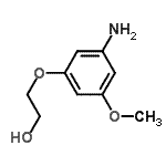 CAS 登录号：725237-16-1， 2-(3-氨基-5-甲氧基苯氧基)乙醇