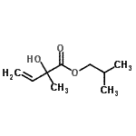 CAS#: 72531-53-4, Isobutyl 2-hydroxy-2-methyl-3-butenoate